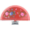 Spain Double Sided Red Triple Print Hand Fan3