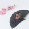 Spanish Double Sided Black Three Print Hand Fan