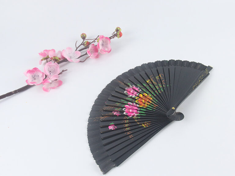 Spanish Double Sided Black Three Print Hand Fan3