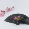 Spanish Double Sided Black Three Print Hand Fan2