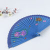 Spanish Double Sided Blue Three Print Hand Fan