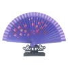 Spanish Double Sided Deep Purple Peach Fan