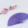 Spanish Double Sided Deep Purple Peach Fan2