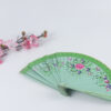 Spain Double Sided Light Green One Print Hand Fan3