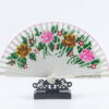 Spain Double Sided White Quad Print Hand Fan