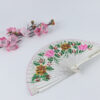 Spain Double Sided White Quad Print Hand Fan2