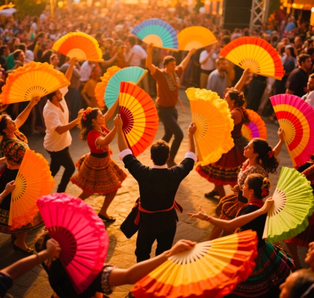 Dance With Spanish Fans