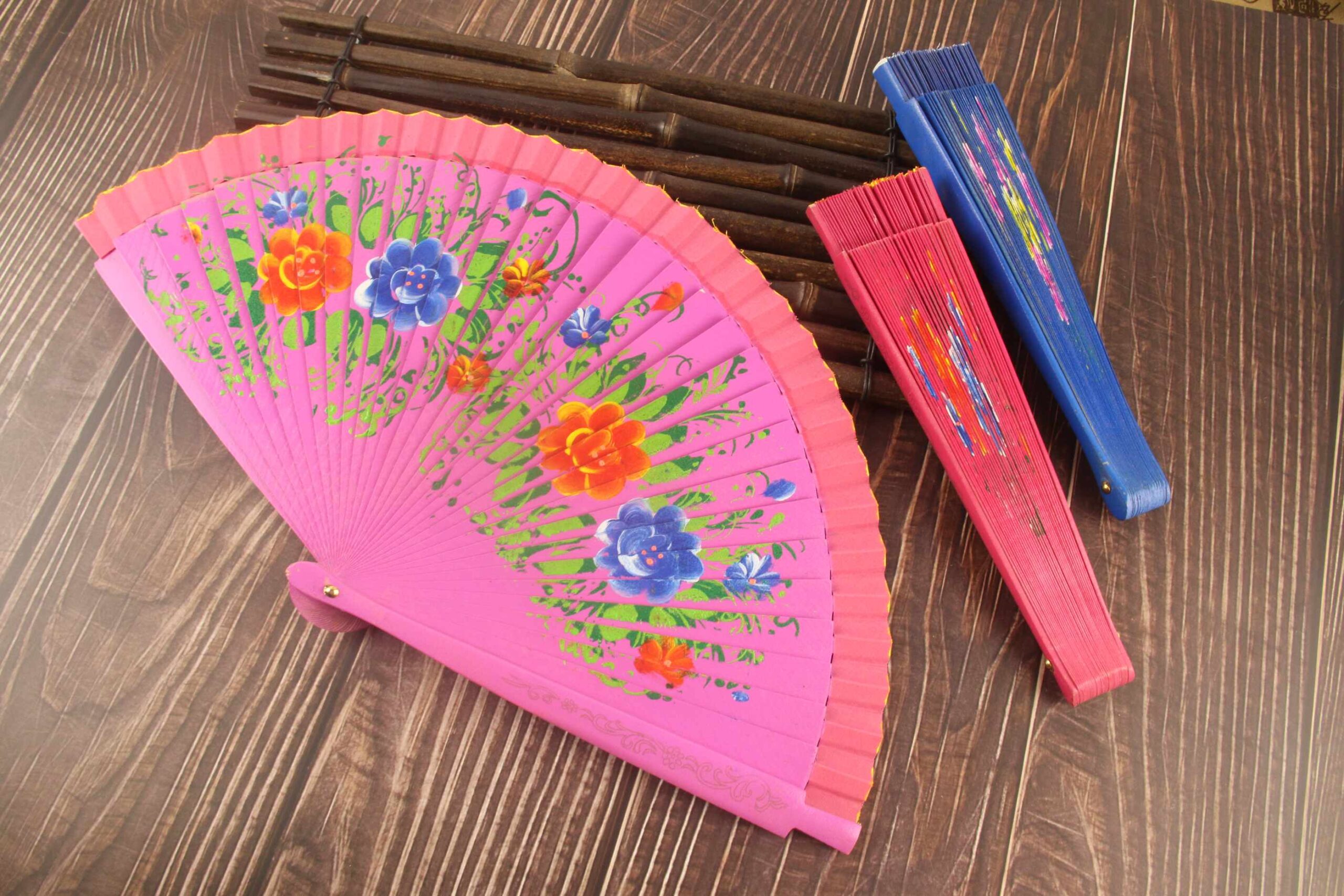 Pink Hand Fans